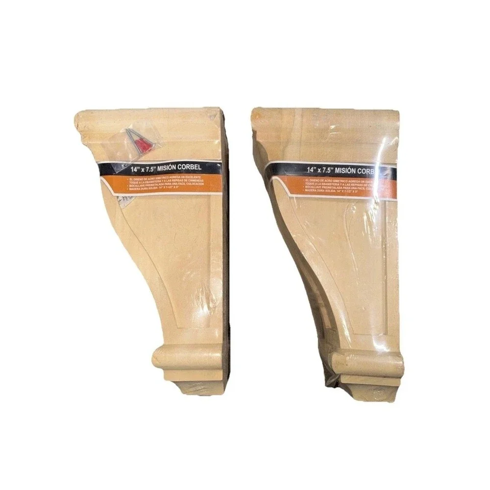 Pair Waddell Mission Corbels 14